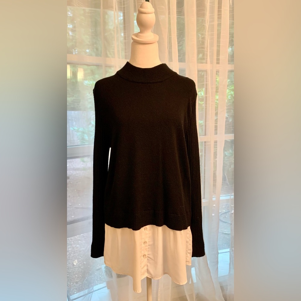 Joseph Elegant Black Cowl Neck Sweater